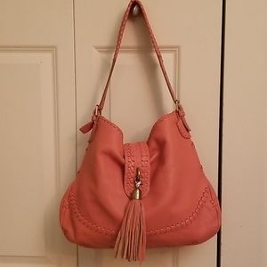 LIKE NEW! Carla Mancini Hobo Bag Orange